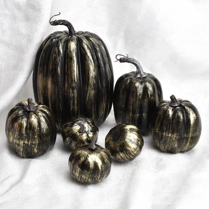 Fall Decorative Pumpkin Set 7-Piece Lightweight Pumpkins