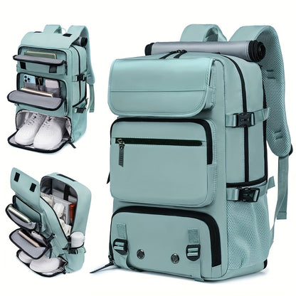 Extra Large Water Resistant Hiking Backpack with USB Charger