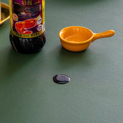 Simple Leather Dining Table Pad