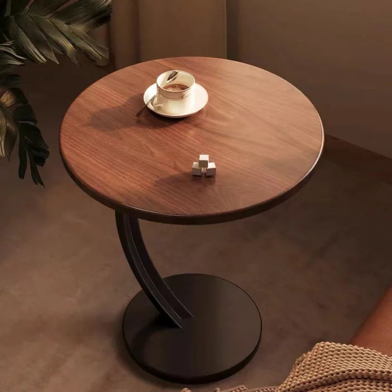 Sturdy Round End Table for Home and Office