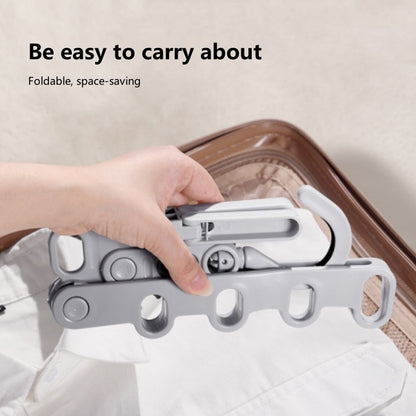 Portable Folding Closet Travel Hanger Organizer