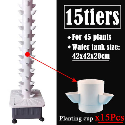 Indoor Smart Vertical Hydroponic Gardening System