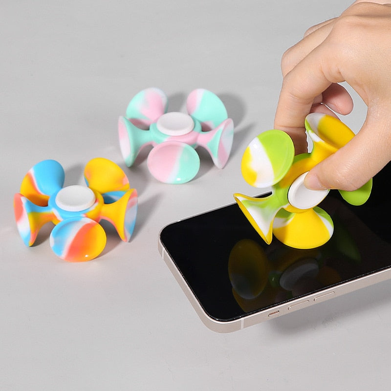 Relaxing Silicone Fidget Spinner Toy