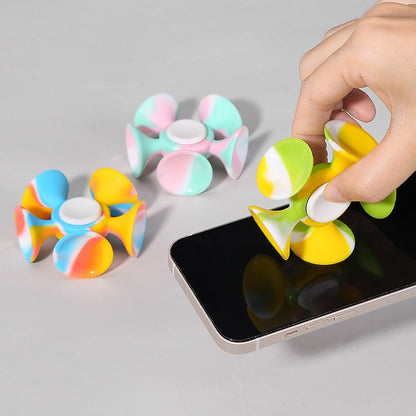 Relaxing Silicone Fidget Spinner Toy