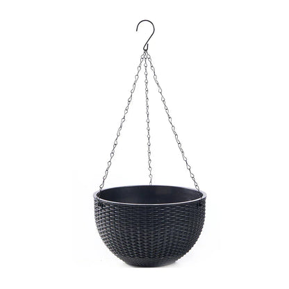 Bohemian Rattan Hanging Planter Basket