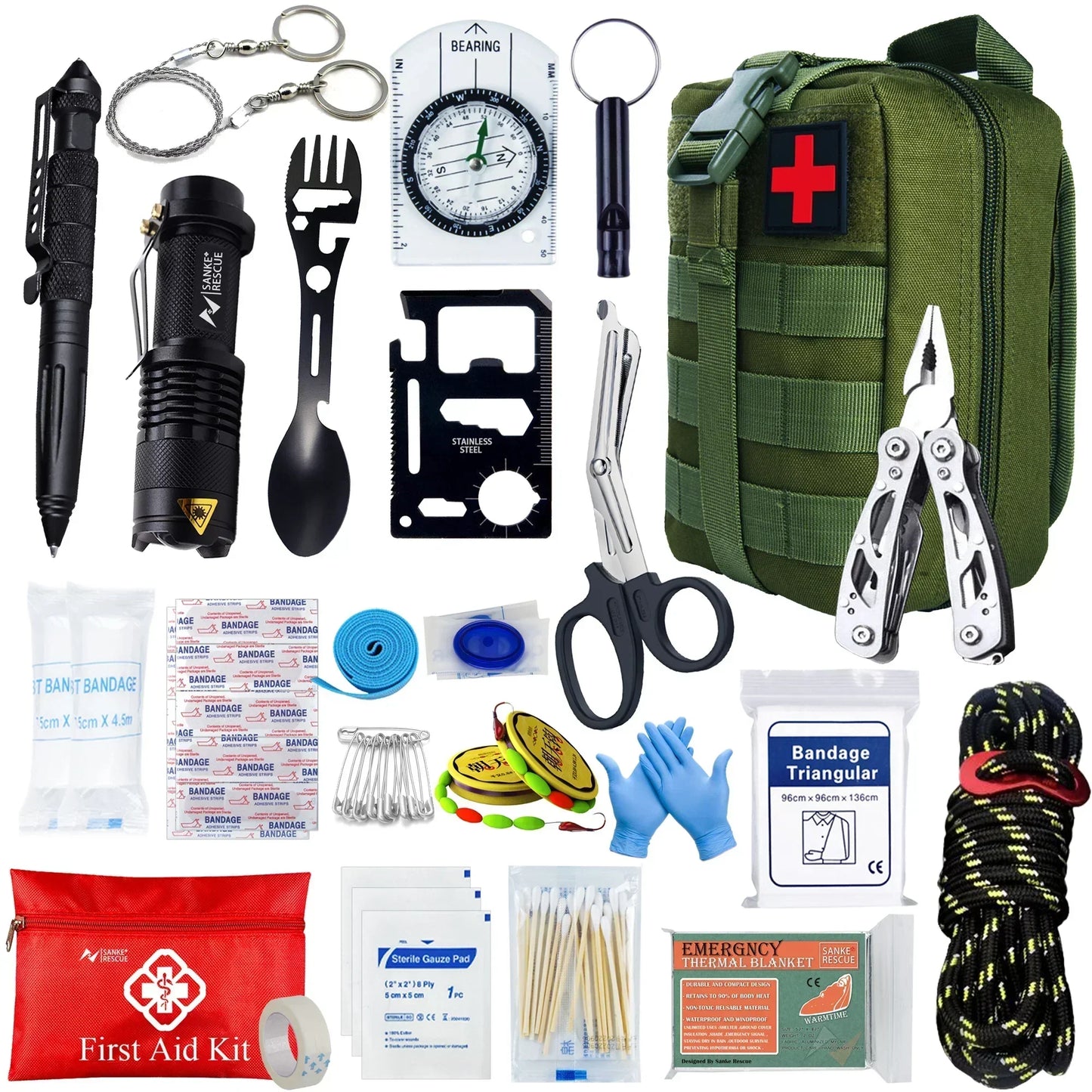 Emergency First Aid Backpack Kit - Yeezlab