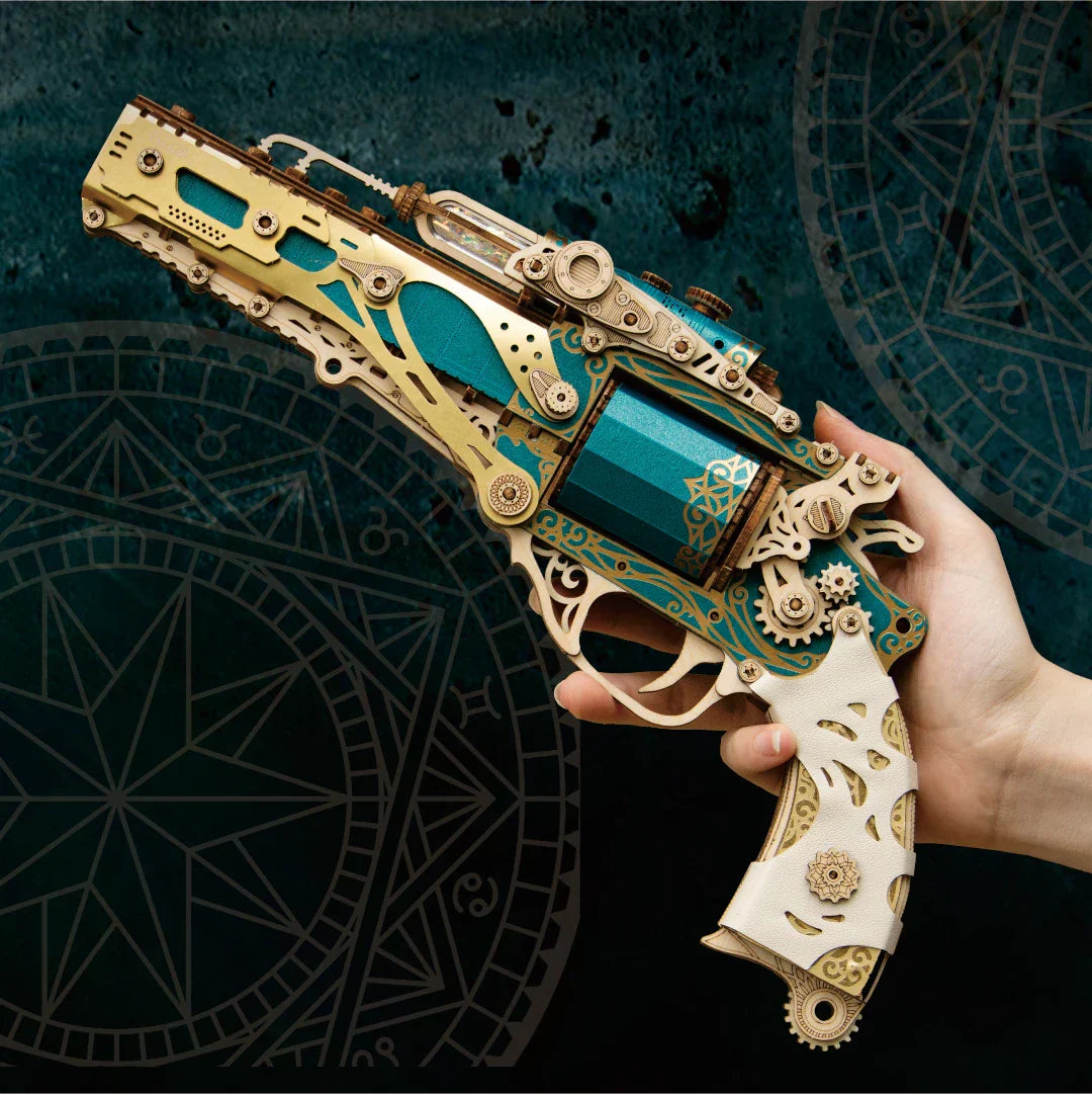 Handmade Wooden Puzzle Gun Toy Kit
