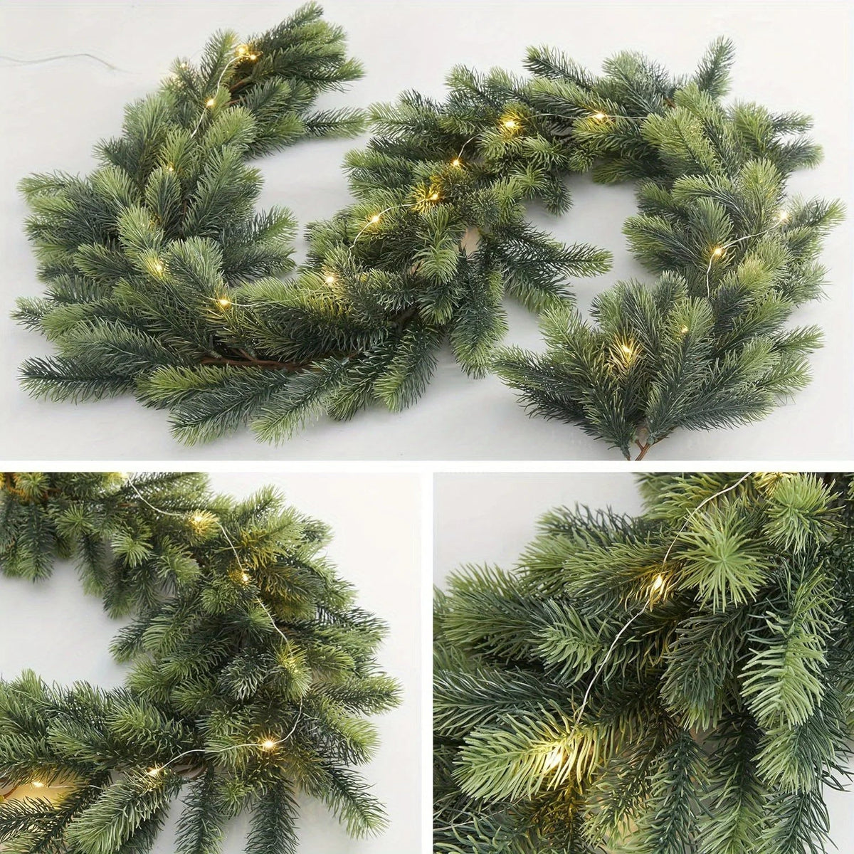 Premium Pine LED Christmas Garland - Yeezlab