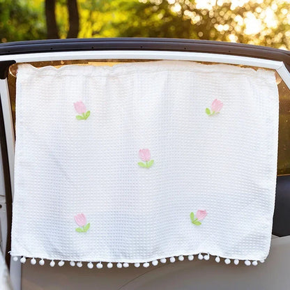 Premium Car Window Sun Shade with UV Blocker - Yeezlab