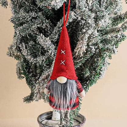 Fun Christmas Gnome Decorations with Bells & Holly - Yeezlab