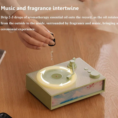 Portable LED Bluetooth Speaker with Aroma Diffuser