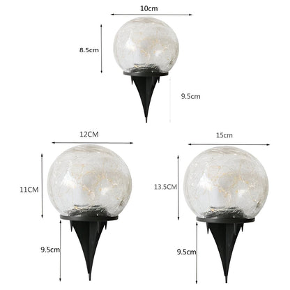 Solar Powered Garden Lamp Warm White LED Waterproof