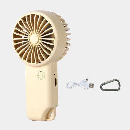 Compact Rechargeable Personal Fan with LED Screen - Yeezlab