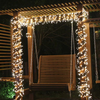 Warm White LED Fairy String Lights 10M Outdoor Decor