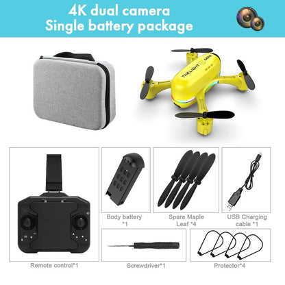 Compact Portable 2 Camera Mini Drone - Yeezlab