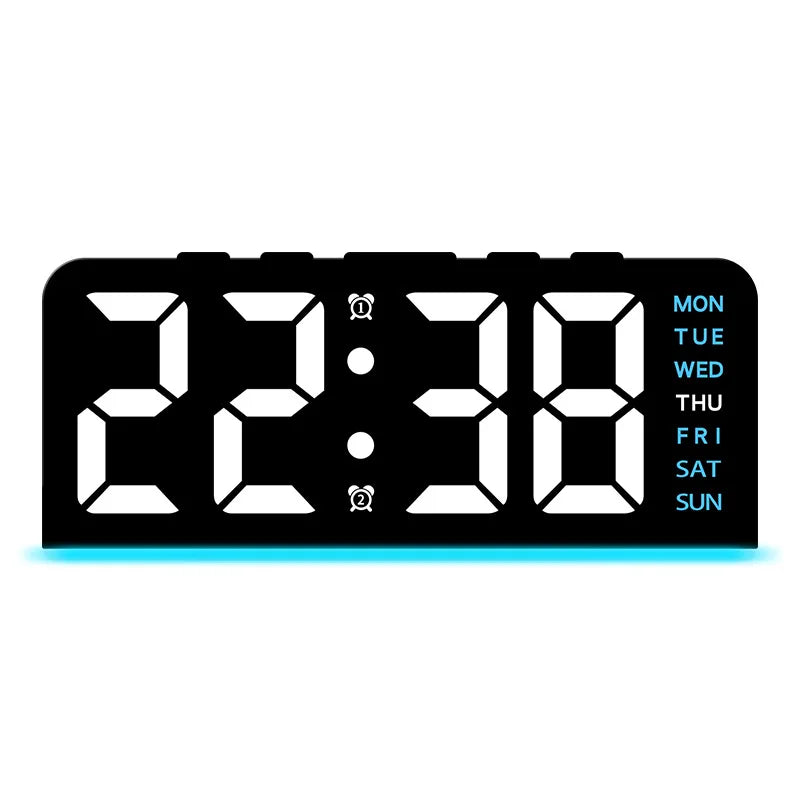 Contemporary LED Digital Nightlight Alarm Clock
