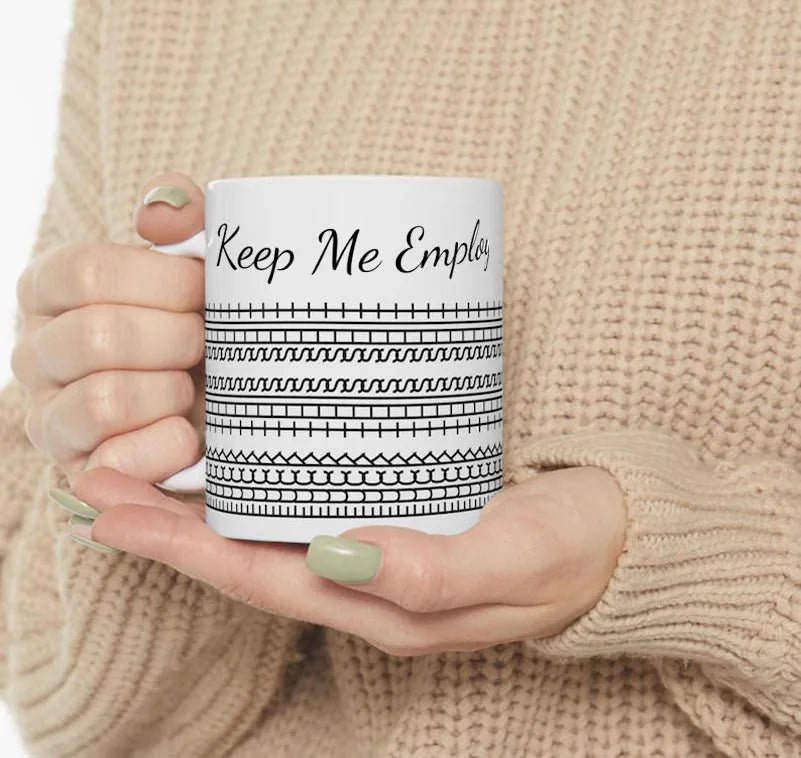 Edgy Secret Message Coffee Mug