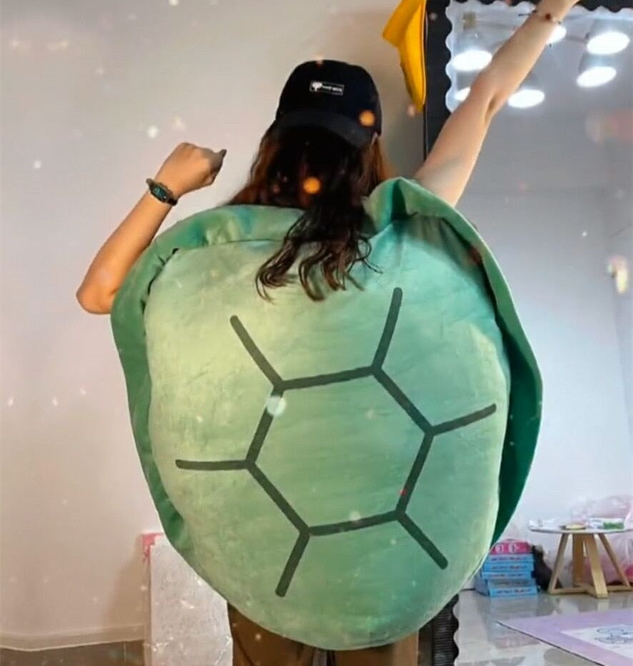 Large Turtle Shaped Cozy Pillow
