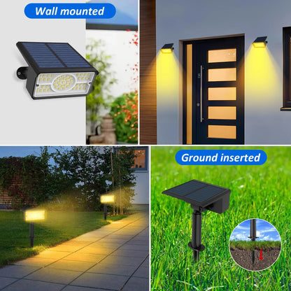Solar Powered LED Outdoor Spotlight