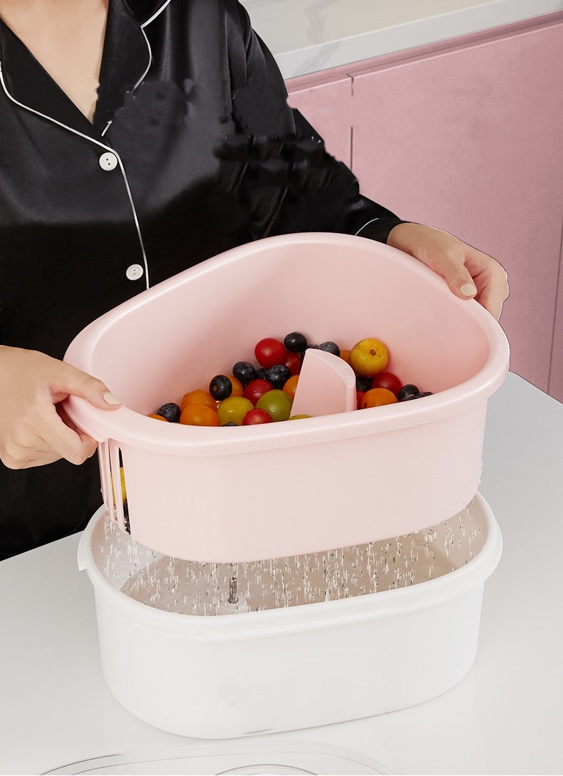 Easy Clean Kitchen Colander Basket