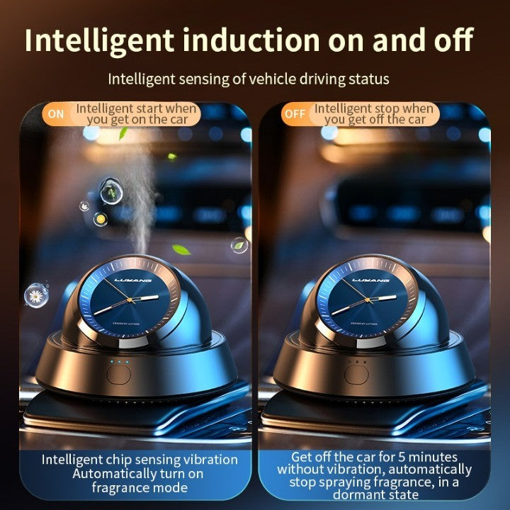Car Freshener Smart Air Purifier Clock Diffuser