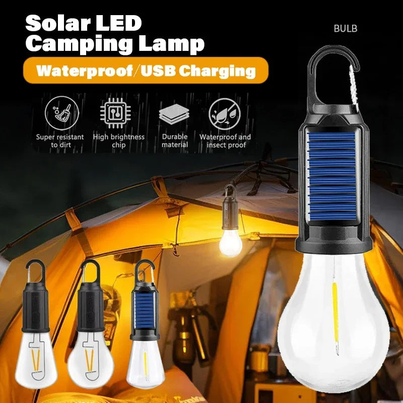 Portable Outdoor Solar LED Waterproof Lamp