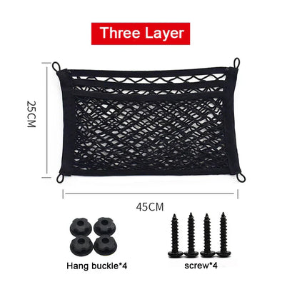 Flexible Car Storage Mesh Net Pocket Organizer