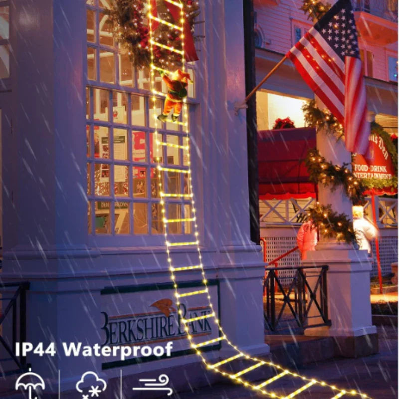 Colorful LED Christmas Climber Decoration