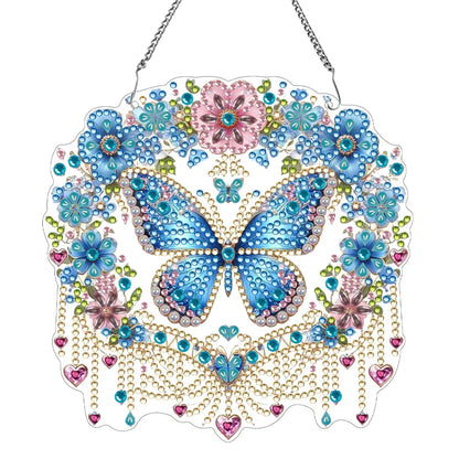 Colorful Diamond Painting Butterfly Pendant Decoration