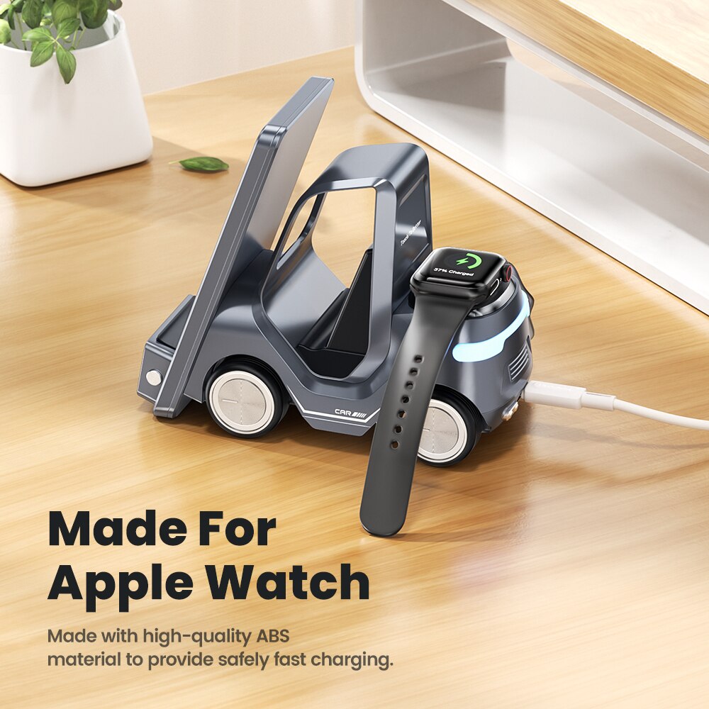 Fast 5-in-1 Wireless Charging Dock Station