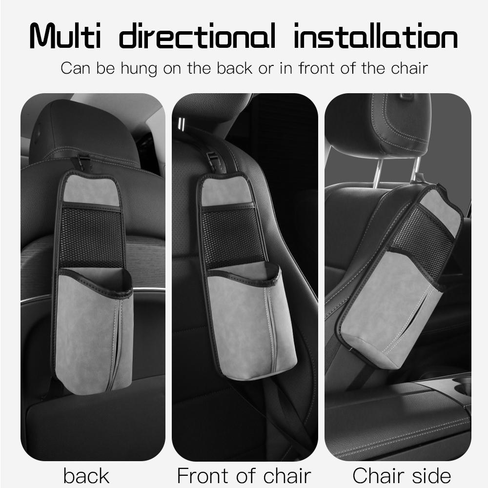 Premium Car Back Seat Storage Organizer Box