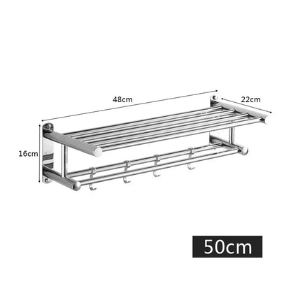 Premium Stainless Steel Bathroom Towel Holder