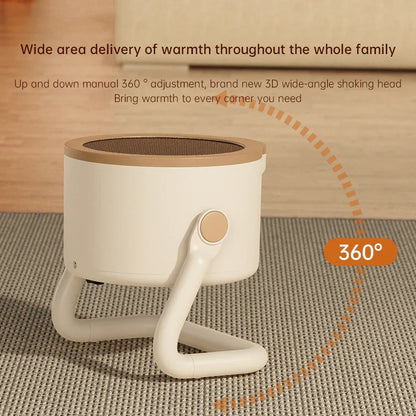 Compact 1000W Electric Space Heater with Safety Switch