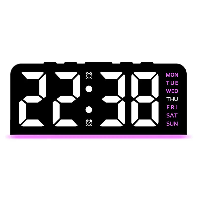 Contemporary LED Digital Nightlight Alarm Clock