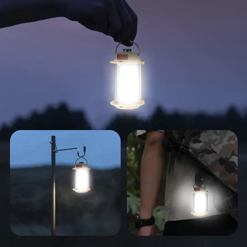 Compact Rechargeable LED Camping Lantern Light