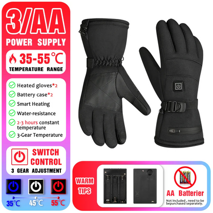 Warm Touch Insulated Waterproof Heated Gloves
