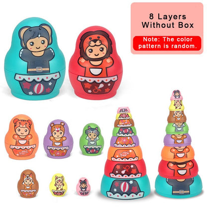 Fun Learning Stacking Russian Dolls