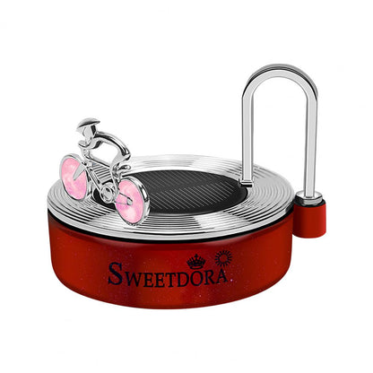 Compact Bike Car Solar Powered Air Freshener Decor