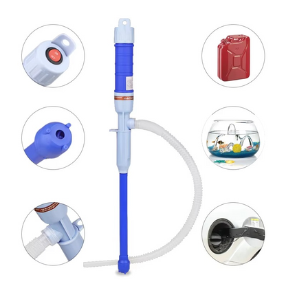 Portable Rechargeable Liquid Pump for Oil and Water