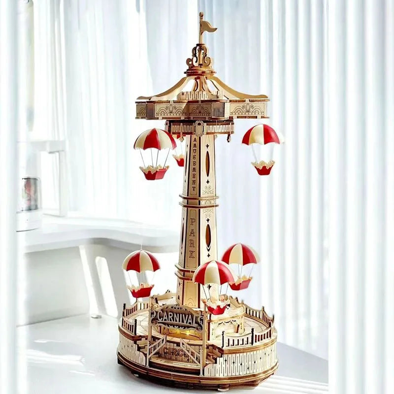 Fun 3D Wooden Puzzle Carnival Game Kit - Yeezlab