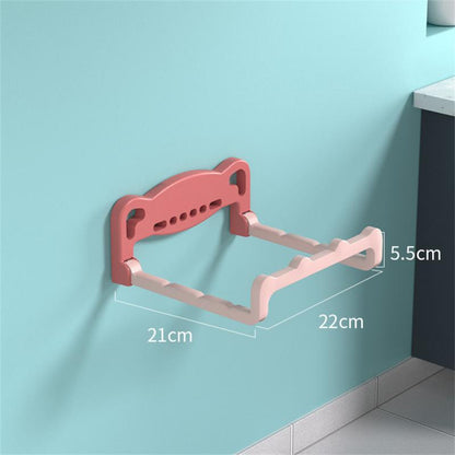 Space-Saving Bathroom Wall Storage Shelf