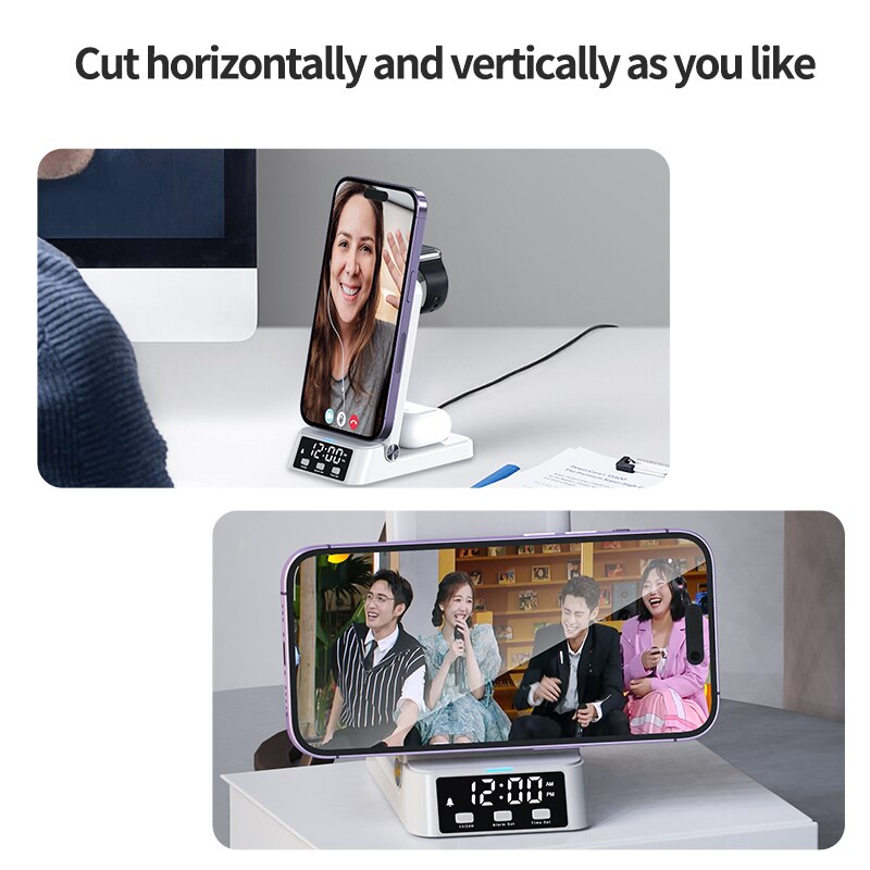 Compact 4 in 1 Wireless Charging Station