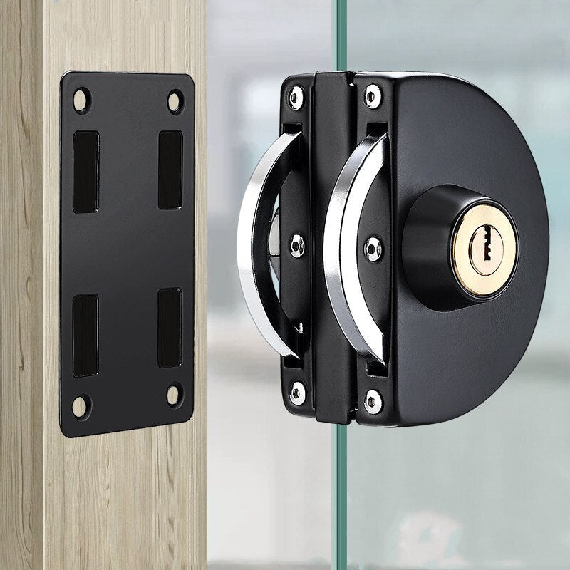 Secure Sliding Glass Door Lock Stainless Steel