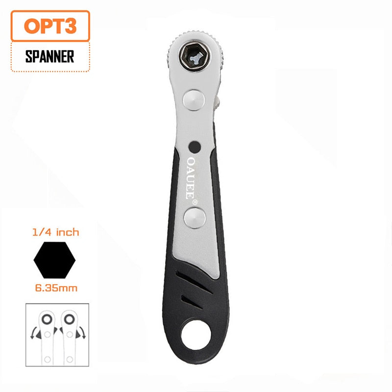 Compact Fast Hex Key Ratchet Tool Set