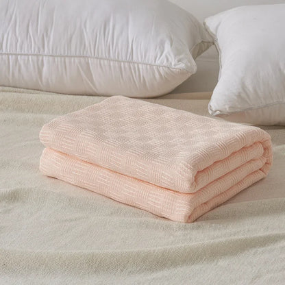 Soft Cotton Throw Blanket for Home Decor