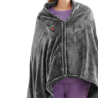 Soft Wearable Electric Heated Blanket with 3 Heat Settings