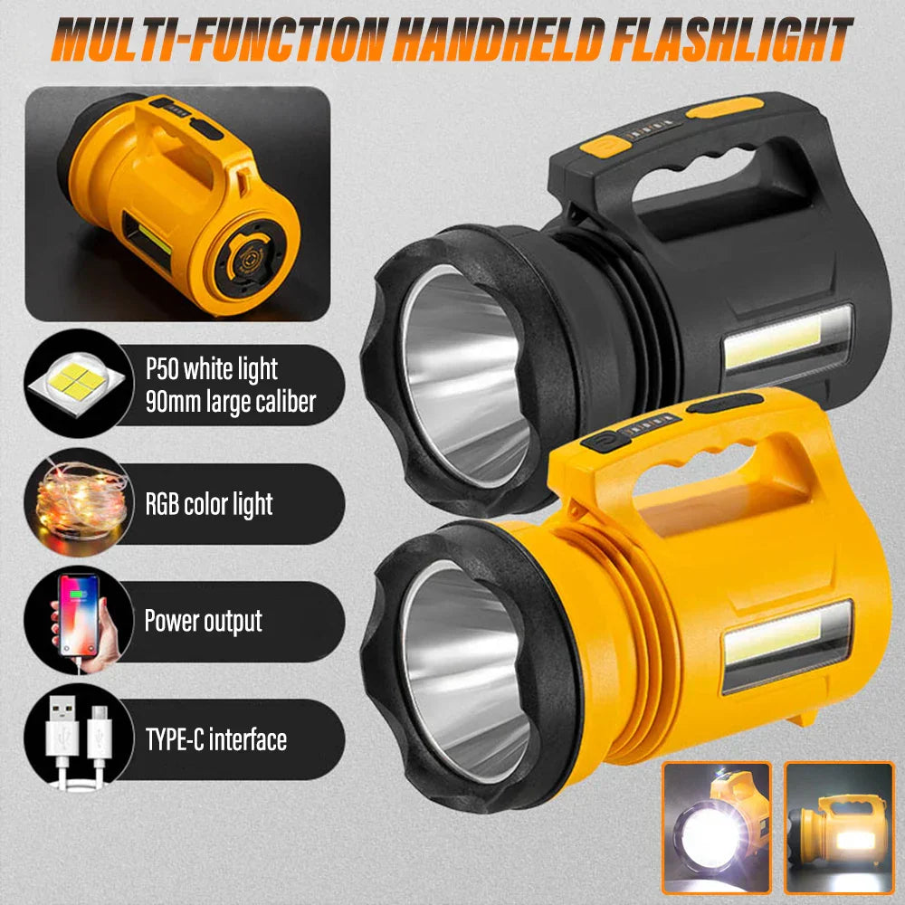 Bright LED Rechargeable Pocket Flashlight