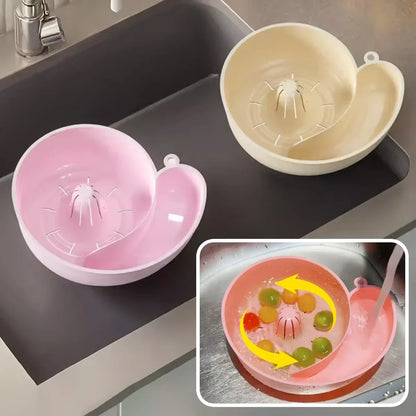 Easy Clean Kitchen Veggie Rinse Bowl