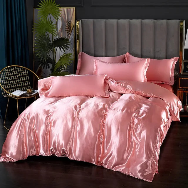 Soft Satin Bed Sheet Set