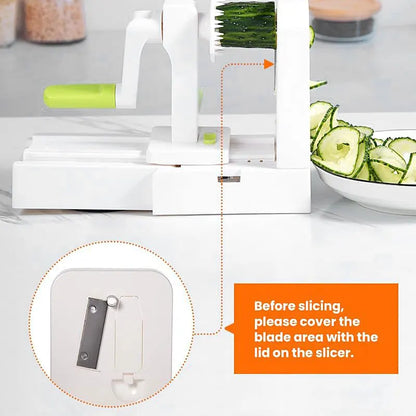Easy 5-in-1 Veggie Spiralizer & Slicer Set